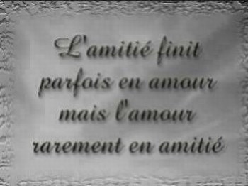 l'amitié finit parfois en amour...
